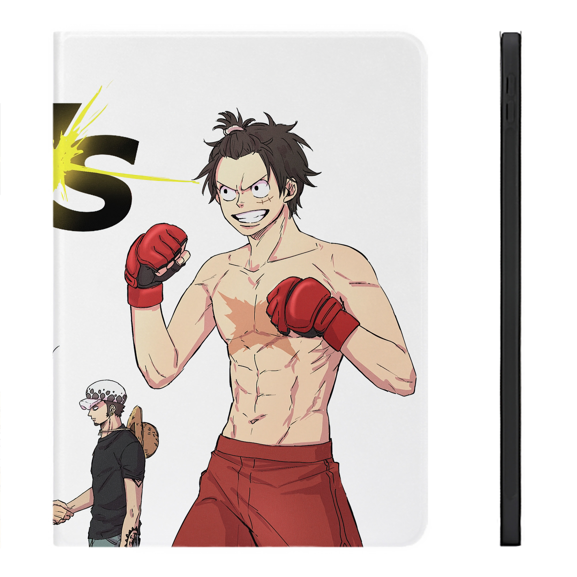 （画像用） ワンピース ONE PIECE IPadケース ペンホルダー付き ブックスタイルデザイン